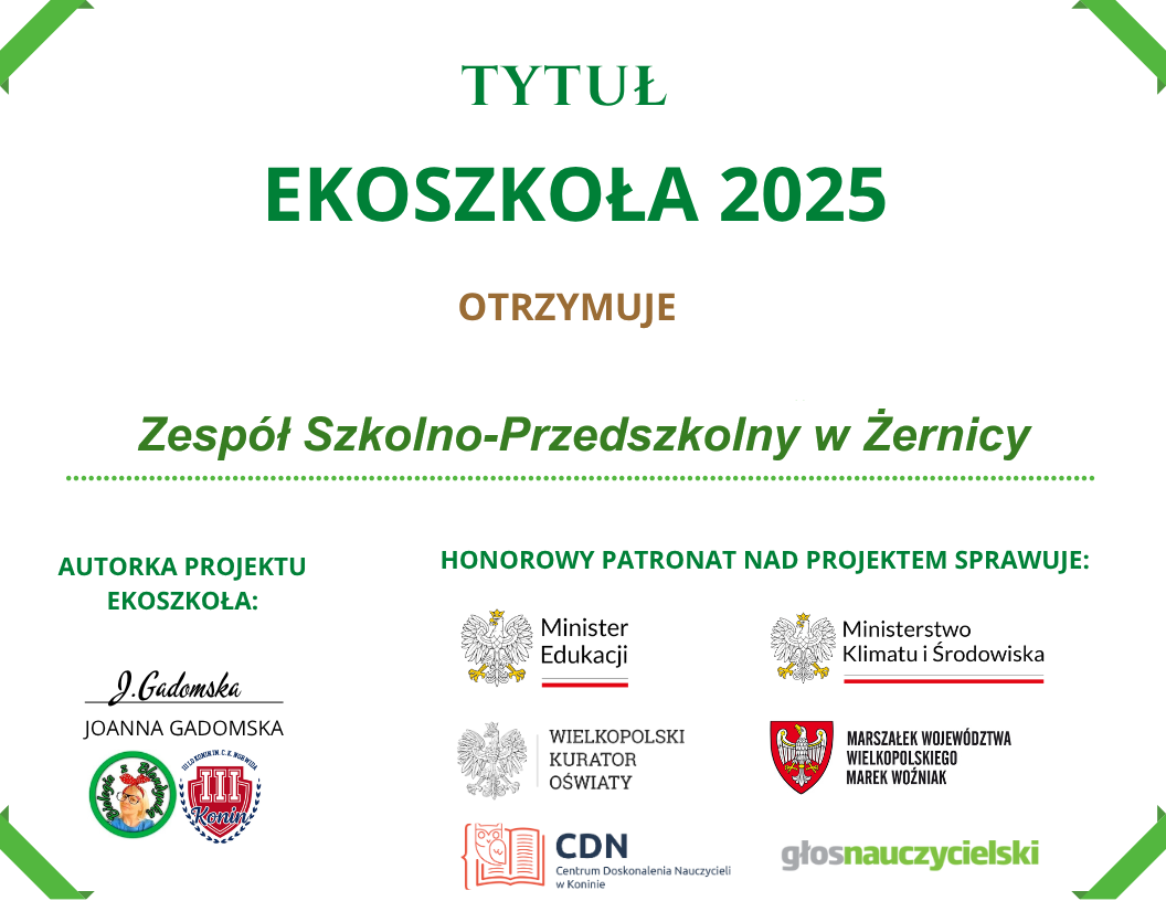 eko szkoła2025
